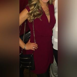 Finders Keepers deep red mini dress